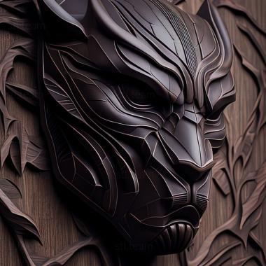 3D model Black Panther (STL)